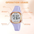 thumbnail image 5 of SKMEI Women Watch Digital Chronograph Watch Multifunctional Waterproof Sports Watch for Women with Alarm Stopwatch Back Light, 5 of 9