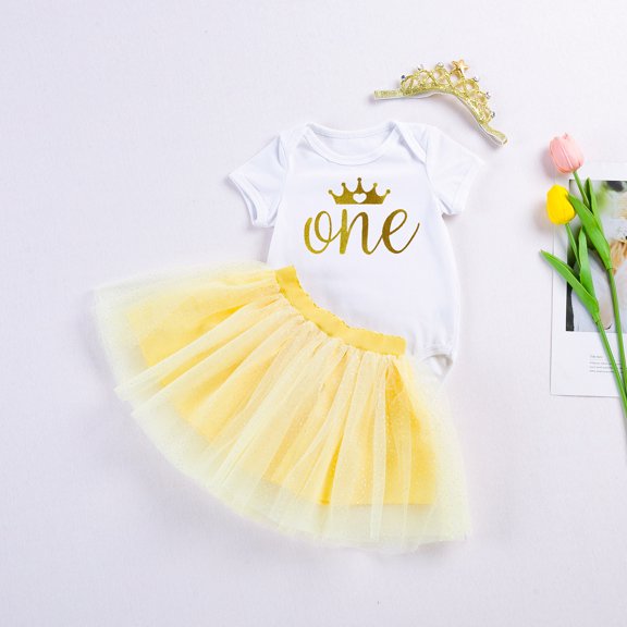 Vedolay Maxi Skirts Girls 2 Piece Summer Outfits Off Shoulder Crop Ruffle Layered Eyelet Top and Skirt Casual Set,Yellow 0-3 Months