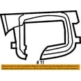 thumbnail image 2 of Dodge CHRYSLER OEM 13-16 Dart Instrument Panel Dash-Column Filler 1TQ50DX9AE, 2 of 2