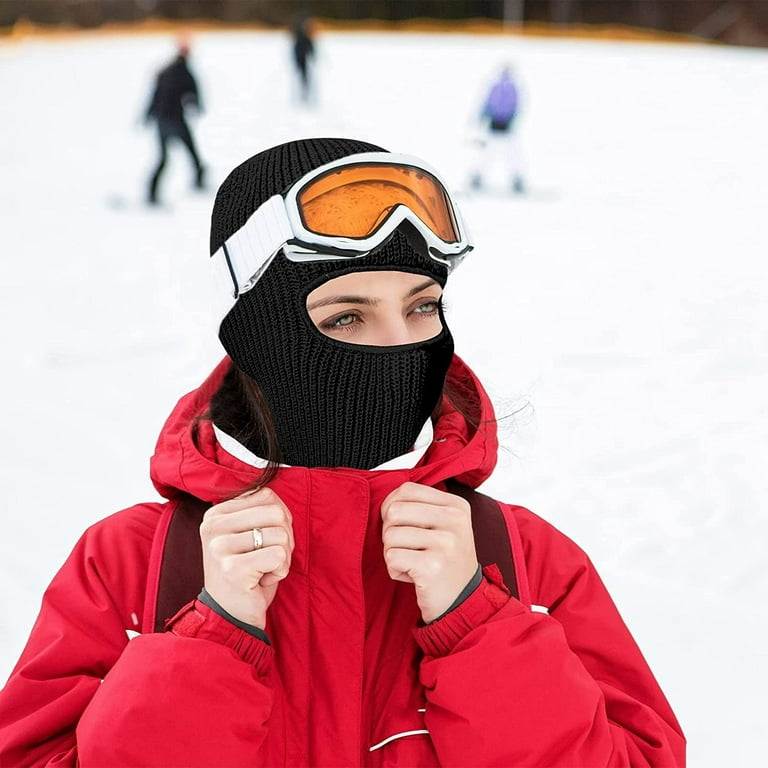 Ski Mask Balaclava Winter High Elasticity Full Face Mask Cold Weather Wind  Protection Gear For Motorcycle Skiing Snowboarding Ride Running