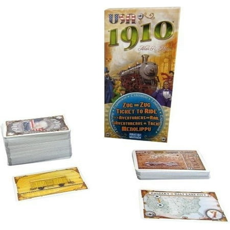 Ticket To Ride: 1910 Expansion, This is an expansion to the Ticket to Ride games, not a standalone game By Days of
