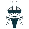 thumbnail image 4 of WILLBEST Traje de Baño Dama conjunto de Bikini de Mujer Tanga Bikini de Dos Piezas Traje de Baño Ajustable Sexy Traje de Baño con Anillo, 4 of 4