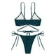 thumbnail image 4 of WILLBEST Traje de Baño Dama conjunto de Bikini de Mujer Tanga Bikini de Dos Piezas Traje de Baño Ajustable Sexy Traje de Baño con Anillo, 4 of 4
