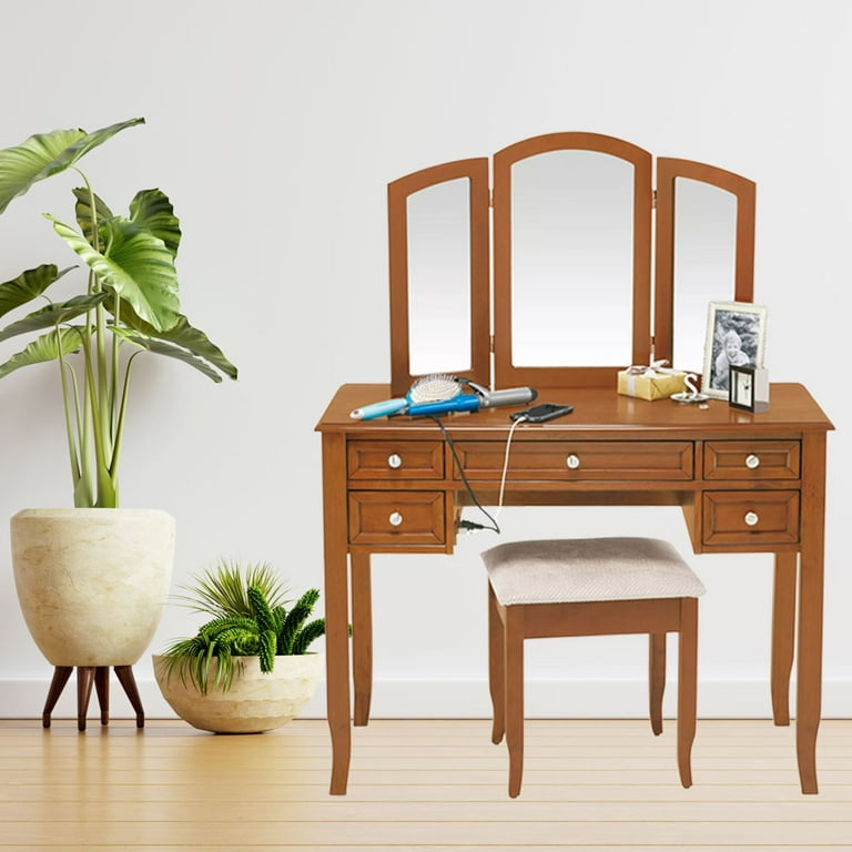 Charlotte dressing table & stool set clearance