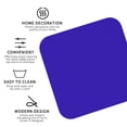 thumbnail image 3 of Yiaed Darkblue Print Leather Coasters for Drinks - Cup Coasters Coffee Table Kitchen Table Bar, Home & Office Gifts Handmade Drink Coasters-Square, 3 of 6
