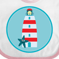 thumbnail image 4 of Inktastic Lighthouse Nautical Beach Boys or Girls Baby Bib, 4 of 4