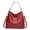 Red, variant on Faty-T Crossbody Bags for Women Designer Faux Leather Hobo Handbags Retro Large Size Shoulder Bag Bucket Purse
