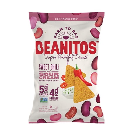 Beanitos Sweet Chili & Sour Cream White Bean Chips  5.5 oz  6 pack