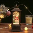 thumbnail image 4 of Christmas Light-Up Snow Globe Lantern, Santa with Little Girl, 4 of 5