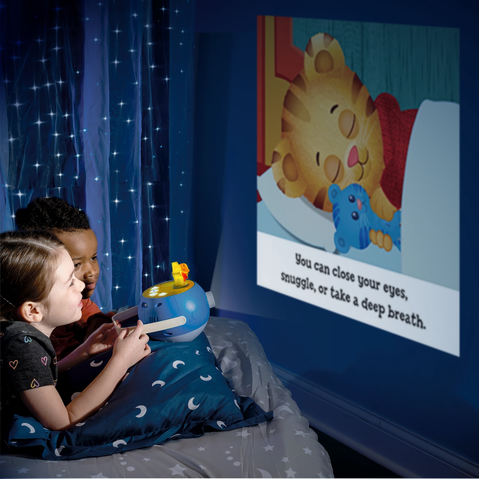 Luna Daniel Tiger Figurine Cartridge with 5 Stories and 5 Songs, Ages 3+ Compatible with Storytime Projector