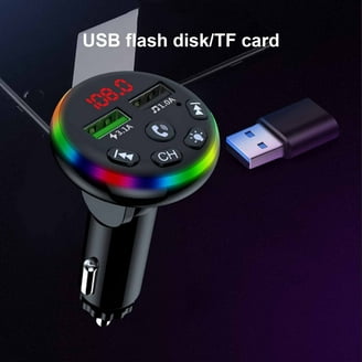 Bluetooth Wireless Car FM Transmitter AUX Stereo Receiver Adapter 2 USB Charger | UK