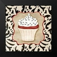 thumbnail image 2 of Hakimipour, Tiffany 20x20 Black Modern Framed Museum Art Print Titled - Piece of Cake II, 2 of 5