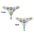 thumbnail image 3 of Balery Cute Cartoon Owls 3 Tangas de Algodón para Mujer con Estampado – Ropa Interior Sexy, Transpirable, G-string-X-Small, 3 of 6