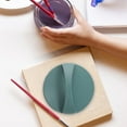 thumbnail image 4 of Raindrops 8pcs Rigid Printmaking Kit Blue ABS Material for DIY Enthusiasts Stamping, 4 of 8