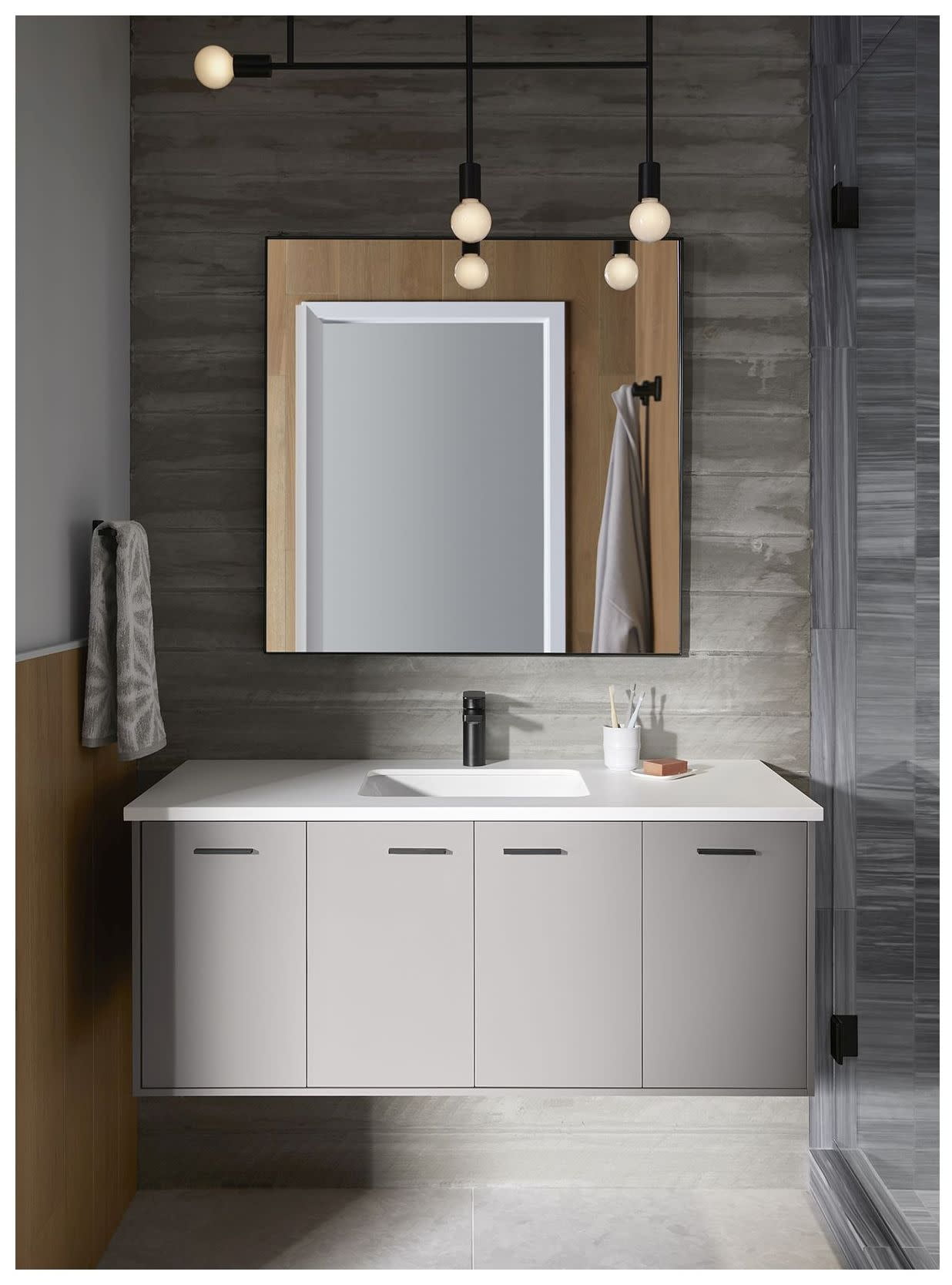 Kohler 23472-4-TT 1.2 GPM Single-Handle Bathroom Sink Faucet - Vibrant Titanium