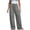 #0389-Dark Gray, variant on Women's Pants Wide Leg Pant Drawstring Casual Corgo Trousers With Pockets