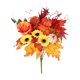 thumbnail image 1 of Ramo de flores artificiales de otoño con hojas de arce artificiales para jardín, para exteriores, damas de honor, inauguración de la casa, granja, ofi Estilo C, 1 of 8