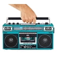thumbnail image 3 of Radiocasetera QFX Turquesa Bluetooth con Conversión a MP3 y Ecualizador de 3 Bandas Am/Fm, 3 of 9