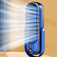 thumbnail image 4 of 720° Flippable Bladeless Tower Fan, Oscillating Silent Fan with 5 Modes, Energy Efficient for Bedroom Office Blue, 4 of 8