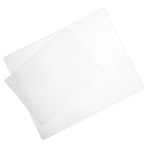 OUNONA 2Pcs Clear Gel Plates for Printmaking Easy to Clean Stamping Platform for Mixed Media Art