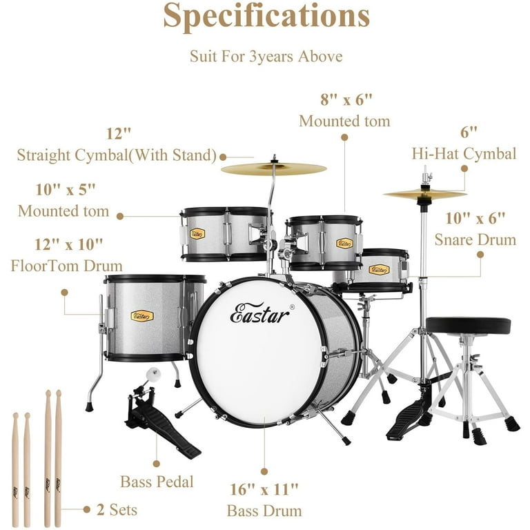 Drum set for 11 year old boy 2025