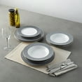 thumbnail image 4 of Noritake Infinity Graphite 12-Piece Dinnerware Set, Service for 4, 4 of 7
