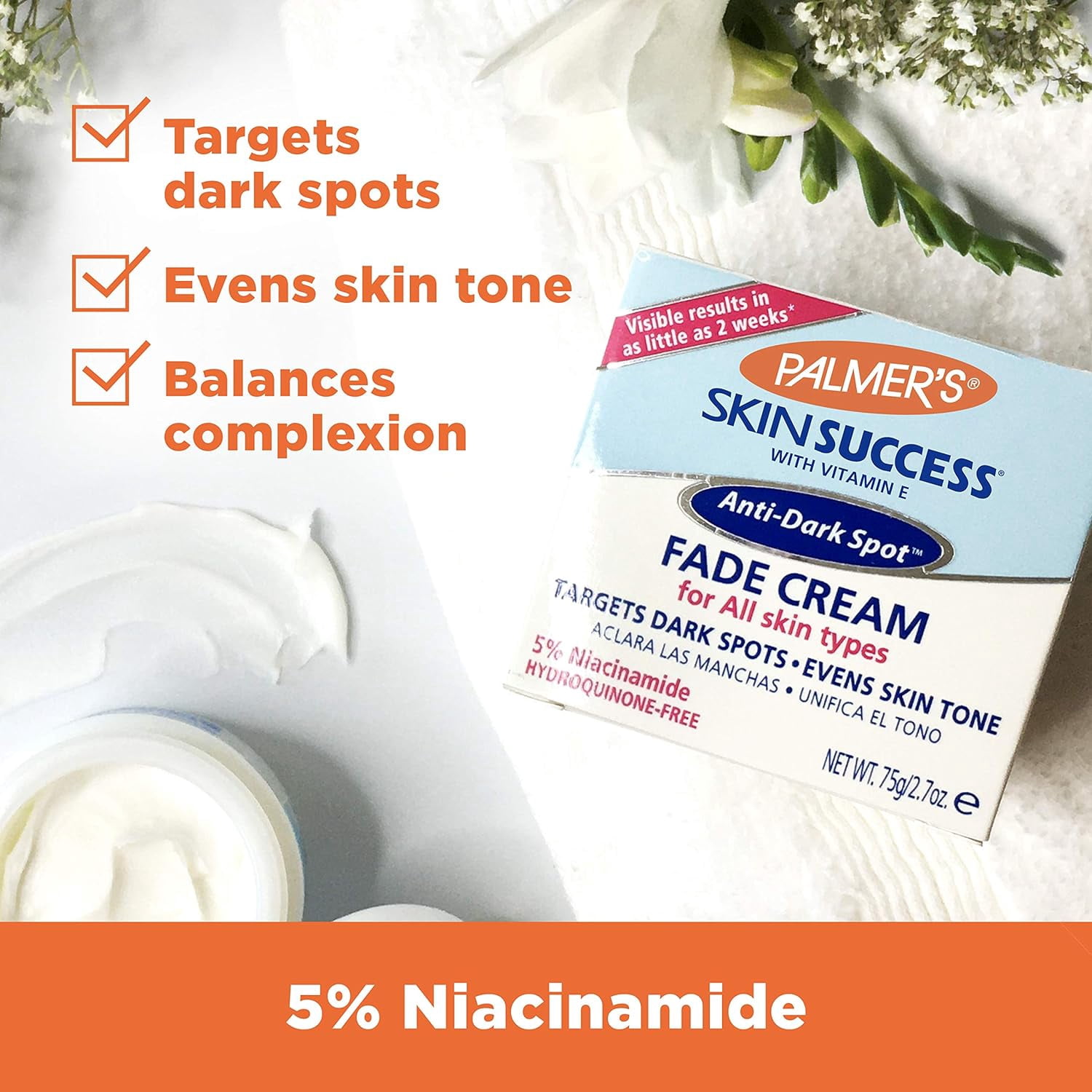 Palmers Skin Success Anti Dark Spot Fade Cream Regular, 4.4 Oz, 2 pack