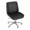 thumbnail image 3 of Bush Furniture Salinas Wingback Leather Office Chair in Black, 3 of 3