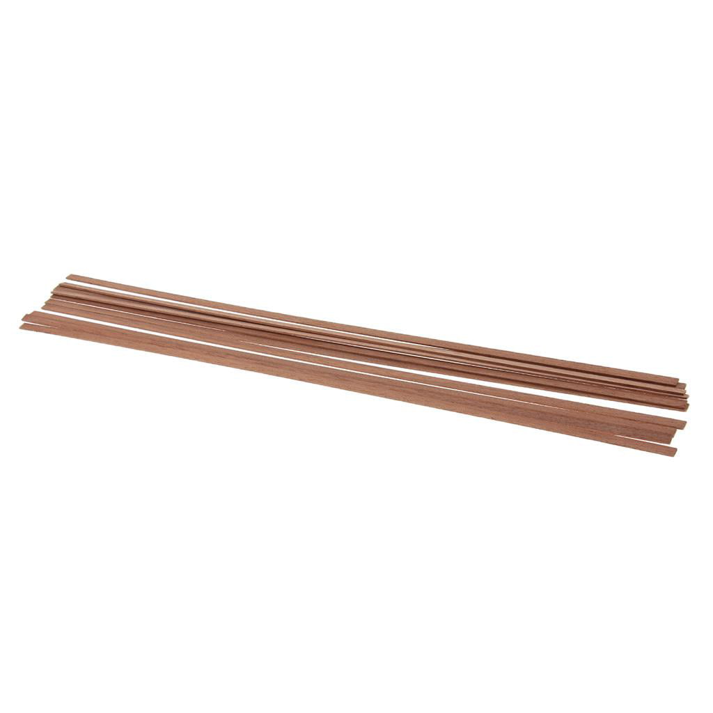 Sapele 520x7x1.5mm 10pcs Guitar Fingerboard Fret Binding Inlay For Guitar Body Project Parts 