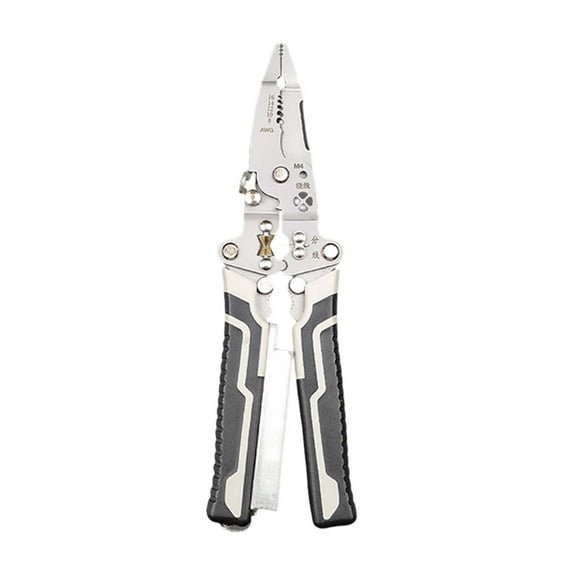 Wire Strippers Twister with Electricity Measurement Function 8in1 Wire Stripping Pliers for Cutting and Pulling Wires Cable Scissors for Scraping and Pressing Wires wrapping tools with Voltage Test