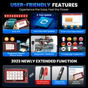 LAUNCH X431 CRP919E Cars Diagnostic Scan Tool All System Bidirectional Diagnostic OBD2 Scanner with 31+ Services Functions, ECU Coding, Supports CANFD/DOIP, 2 Years Free Update