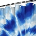 thumbnail image 3 of Blue Tie Dye Mandala Pattern Shower Curtain 72"x72" ,Bathroom Decorative Shower Curtains Set with 12 Hooks,Modern Waterproof Washable Shower Curtain, 3 of 6