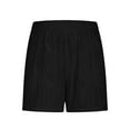 thumbnail image 5 of FAIWAD Shorts for Womens Elastic High Waisted Casual Loose Pants Athletic Pocket Outdoor Sweat Shorts, 5 of 7