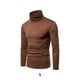 thumbnail image 2 of Guardurnaity Camisa térmica de algodón de cuello alto para hombre, jersey de manga larga de Color sólido, ropa interior para dormir en casa y en la escuela Ropa interior Café S Guardurnaity AP013664-16, 2 of 6