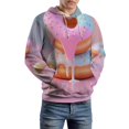 thumbnail image 5 of Sweet Glazed Donuts with Sprinkles Men's Women New Sweatshirt Hoodie Men's Plus Size Sweatshirt Hooded Sweatshirt 3d Printed Street Men's Cloth, 5 of 6