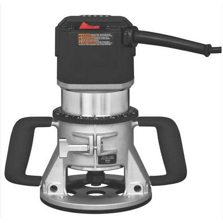 15 Amp Corded 3-1/4 Horsepower 5-Speed Router 15 Amp Corded 3-1/4 Horsepower 5-Speed Router