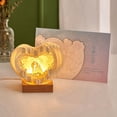 thumbnail image 2 of Lámpara Tallada Creativa Tridimensional, Regalo de Cumpleaños, Luz de Noche Romántica, Adornos de Regalo, Adecuada para Regalos de Mujeres B, 2 of 7