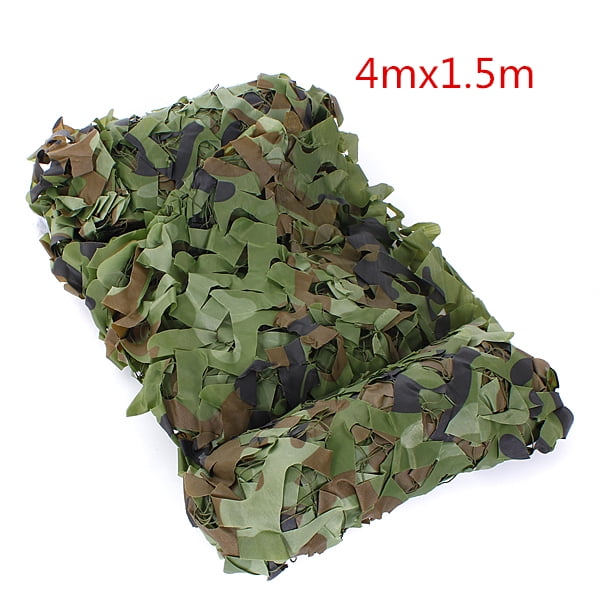 1.5*1m Army Green Camouflage Net Party Decor Hunting Camping Sunshade Nets P# 