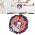 thumbnail image 4 of Coronas Del Día De Los Caídos, Material Duradero, Textura Exquisita, Amplia Aplicación, 13,8 Pulgadas De Diámetro, Corona De Puerta Delantera Patriótica Para Jardín OTVIAP Patriotic Front Door Wreath, 4 of 8