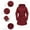 Wine, variant on Miluxas Rain Jacket Lightweight Raincoat for Women Hooded Trench Coats Waterproof Travel Windbreaker