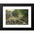 thumbnail image 2 of Ernestine von Kirchsberg 24x18 Black Modern Framed Museum Art Print Titled - Waldbach in the Sunshine, 2 of 5