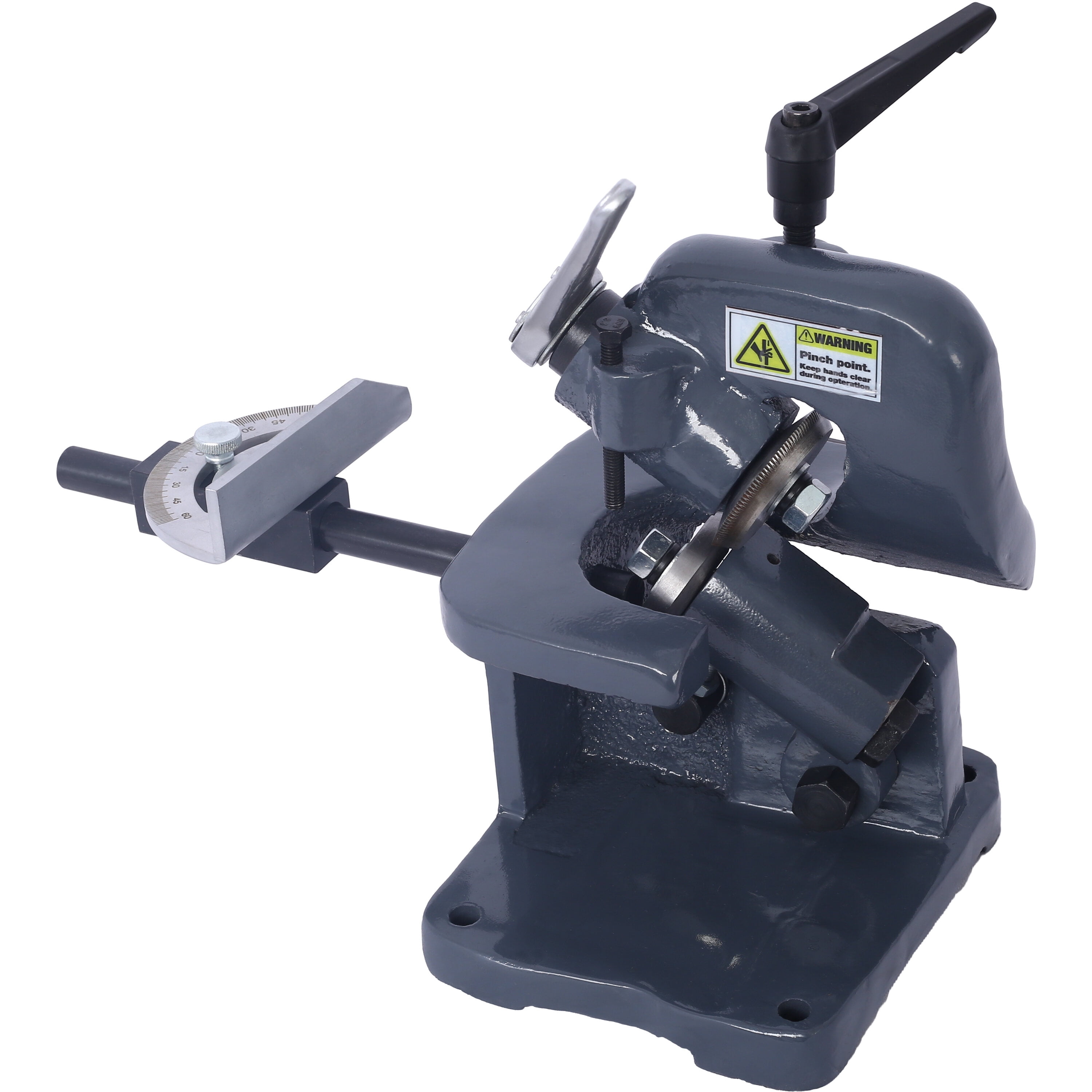 , Multiple-Purpose Throatless Sheet Metal Shear Cutter with 16 Gauge, Gray ,Metal ,