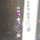 thumbnail image 3 of Adorno colgante de cristal con forma de campanilla de viento, atrapasol y prismas para porche, interior y exterior. D, 3 of 7