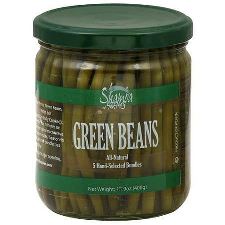 Shamba Farms All-Natural Green Beans, 15.9 oz, (Pack of 6)
