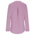 thumbnail image 7 of Qodauz Long Sleeve Workout Tops for Women Casual Crew Neck T-shirt Quick Dry Athletic Tees L, 7 of 7