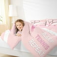 thumbnail image 5 of Feelyou Est Tennis Sleep Bedding Comforter Set for Child, Cartoon Ball Gamer Twin Comforter Sets, Outdoor Sport Lover Reversible Bedding Set, Luxury Bedroom Decor, 2 Pieces, 5 of 9