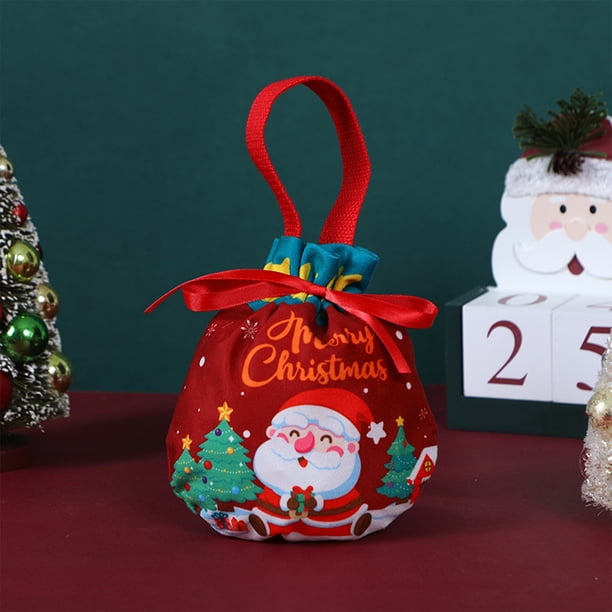 Adornos navideños, adornos navideños, regalos navideños, bolsa de regalo de Navidad, caja de regalo de manzanas de Nochebuena, caja de embalaje de fruta de Nochebuena, bolsa de regalo de dulces, bolsa