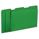 Dossiers de Fichiers Colorés Universels 10502-.33 Couper un Pli Onglet- Lettre- Vert- 100-Boîte – image 1 sur 3