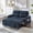 Blue, variant on 58 Inch Chenille Pull Out Sofa Bed with USB Ports, 3-Position Adjustable Backrest Loveseat Sleeper for Living Room, Apartment, Blue