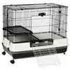 Pawhut Rolling Small Animal Cage for Hamsters, Chinchillas, & Gerbils
